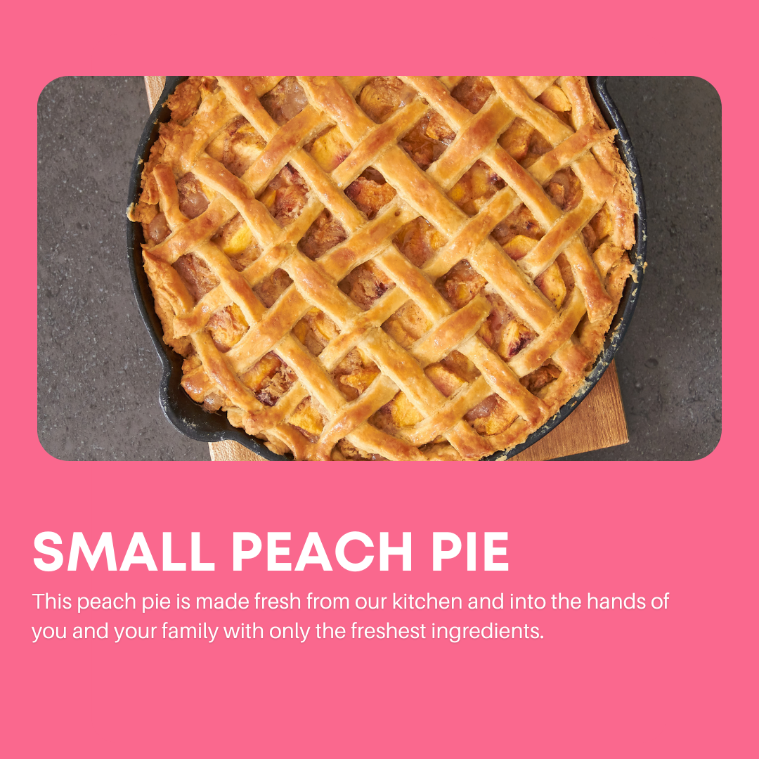 Small Peach Pie