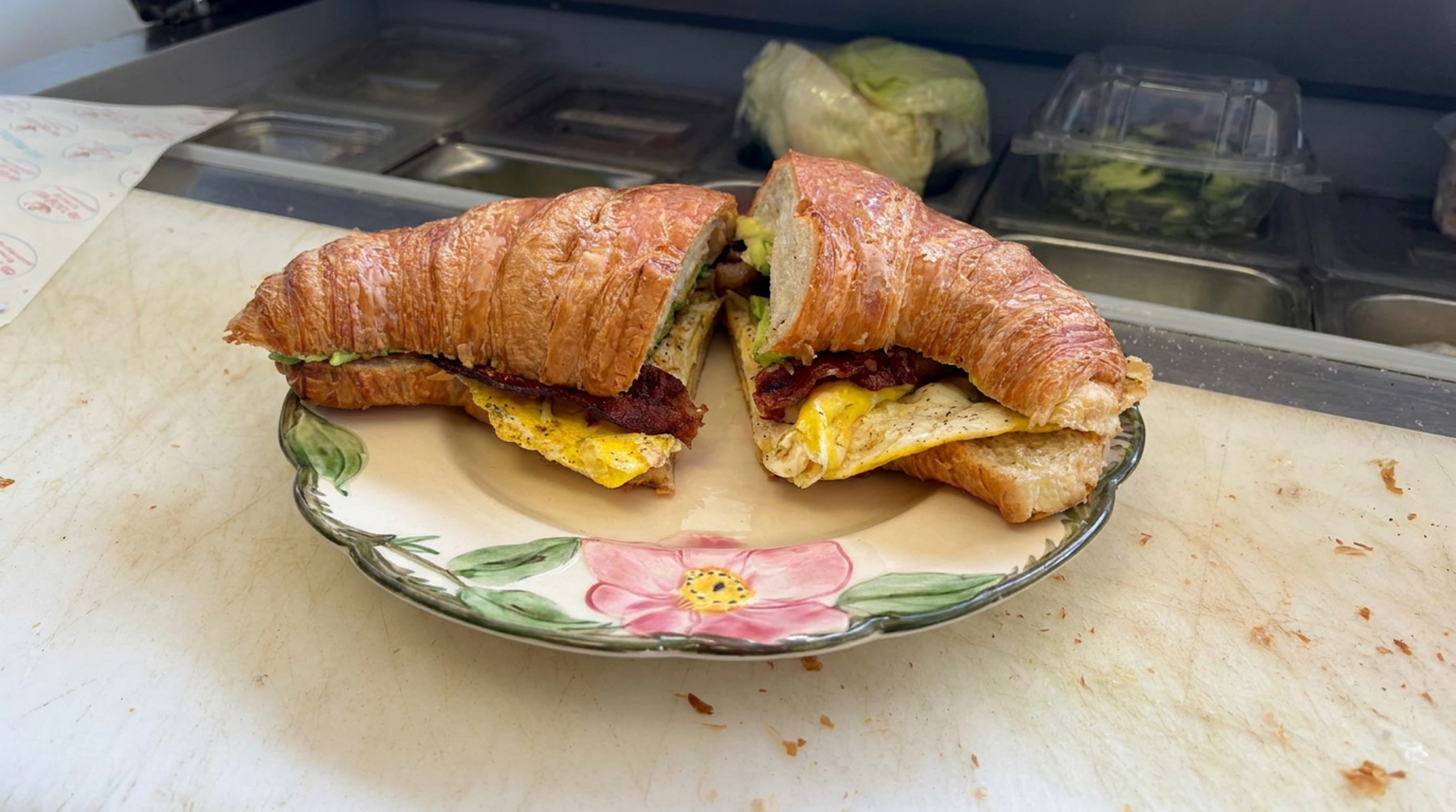Breakfast and lunch