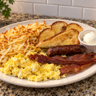 Breakfast Special with Egg ,Bac, Sau, FT & HF