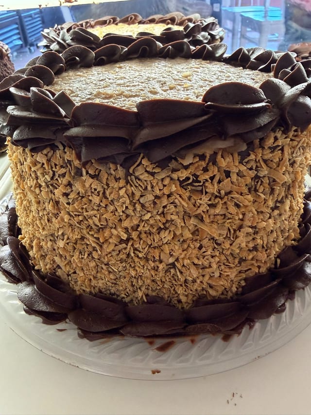 German Chocolate Cake.