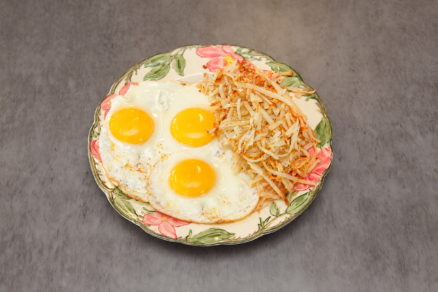 Three-Egg Breakfast.