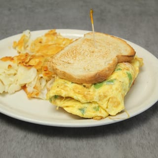 Breakfast Special with Egg, Sausage, Bacon, HF, & Toast