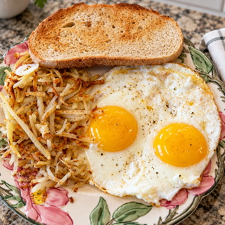 Breakfast Special 2 egg, HF, 1 Toast