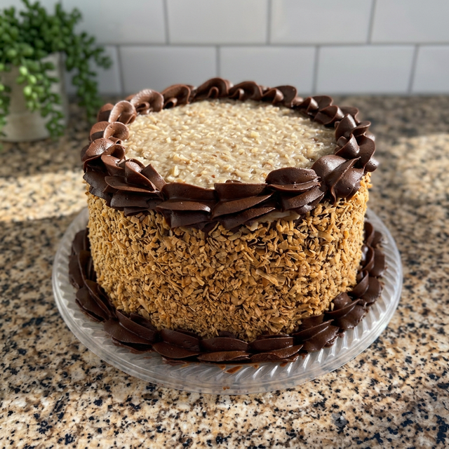 German Chocolate Cake.