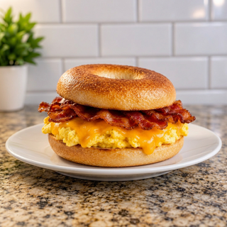 Breakfast Sandwich with Bacon & Egg